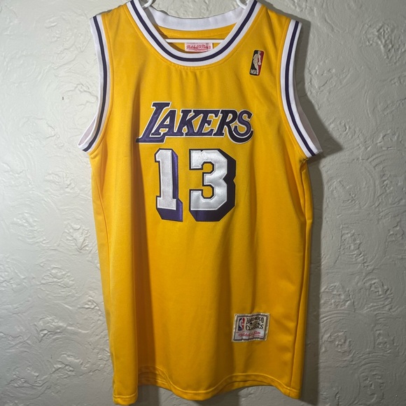 Wilt Chamberlain Mitchell & Ness Hardwood Classics authentic Lakers Jersey - Picture 10 of 10